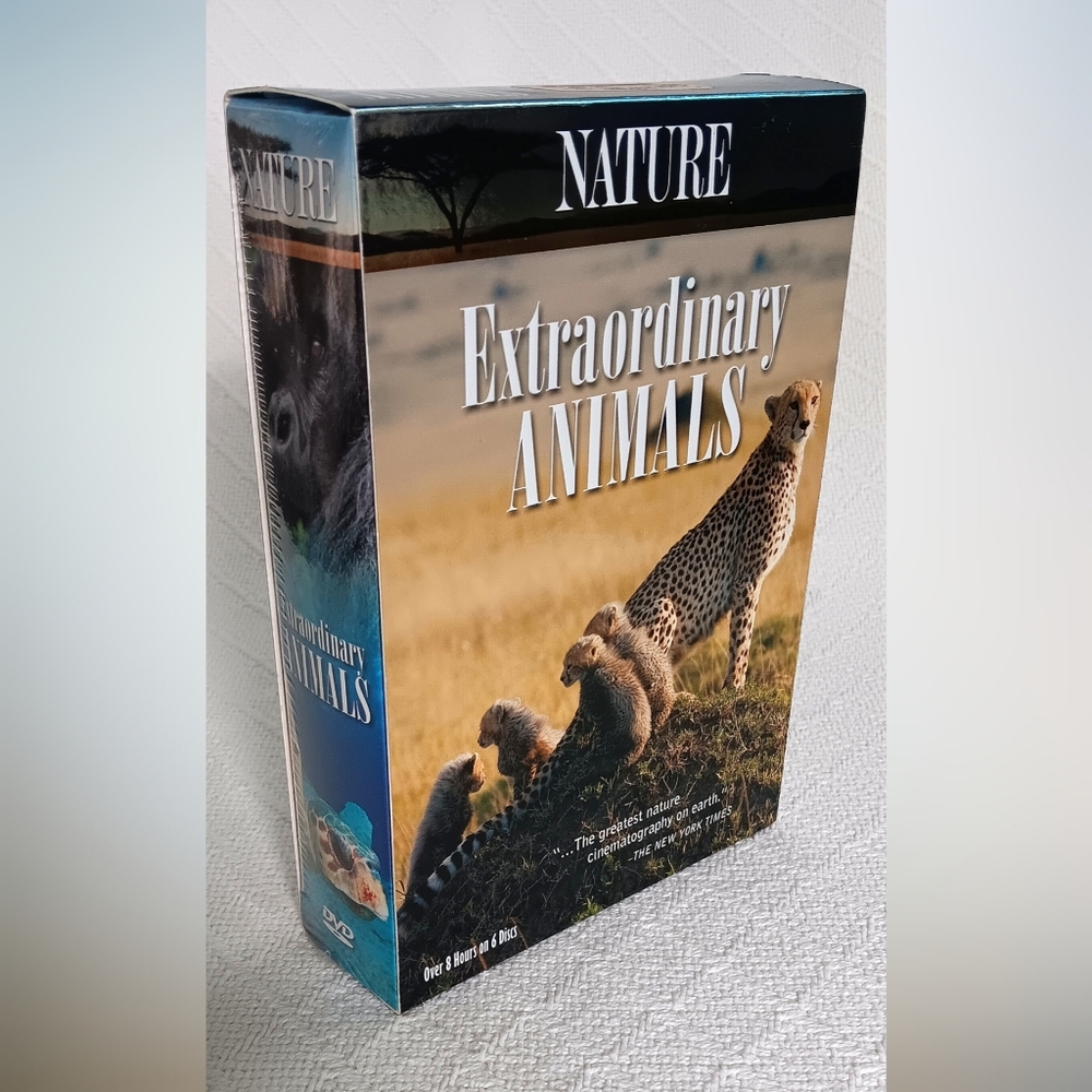 NWOT Natural Extraordinary Animals 6 DVD Disc Series